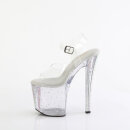 Pleaser ENCHANT-708RS-01 - White/Clear