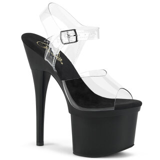 Pleaser ESTEEM-709 - Clear / Black