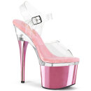 Pleaser ESTEEM-708 - Baby Pink Chrome