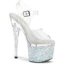 Pleaser ESTEEM-708LG - Clear / White