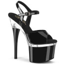 Pleaser ESTEEM-709 - Black / Clear