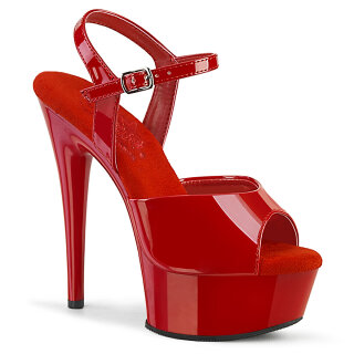 Pleaser EXCITE-609 - Patent Red