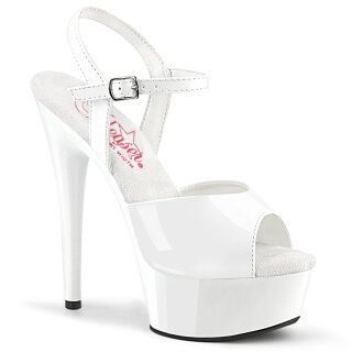 Pleaser EXCITE-609 - Patent White