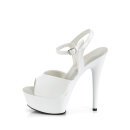 Pleaser EXCITE-609 - Patent White