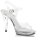 Pleaser FLAIR-408 - Clear/White