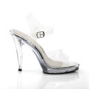 Pleaser FLAIR-408 - Clear/White