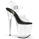 Pleaser FLAMINGO-808 - Clear/Black