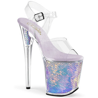 Pleaser FLAMINGO-808MC - Clear/Lavender