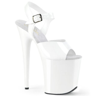 Pleaser FLAMINGO-808N - TPU White