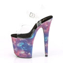 Pleaser FLAMINGO-808REFL - Galaxy Clear