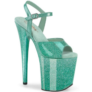 Pleaser FLAMINGO-809GP - Glitter Aqua