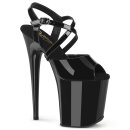 Pleaser FLAMINGO-824 - Patent Black