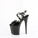 Pleaser FLAMINGO-824 - Patent Black