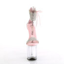 Pleaser FLAMINGO-827RS - Baby Pink/Clear