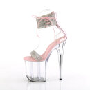 Pleaser FLAMINGO-827RS - Baby Pink/Clear