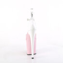 Pleaser FLAMINGO-868 - Patent Baby Pink/White