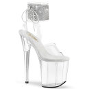 Pleaser FLAMINGO-891-2RS - White/Clear