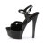 Pleaser GLEAM-609 - Patent Black