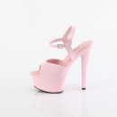 Pleaser GLEAM-609 - Patent Baby Pink