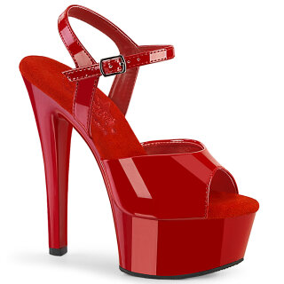 Pleaser GLEAM-609 - Patent Red