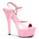 Pleaser KISS-209 - Patent Baby pink