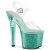 Pleaser LOVESICK-708SG - Clear/Aqua