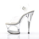 Pleaser MOON-708 - White/Clear