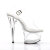 Pleaser MOON-708 - White/Clear