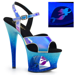 Pleaser MOON-711MER - Blue