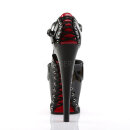 Pleaser MOON-760FH - Black/Red