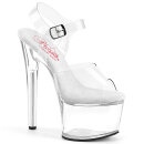 Pleaser PASSION-708 - Clear/White