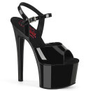 Pleaser PASSION-709 - Patent Black