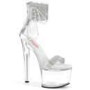 Pleaser PASSION-727RS - White/Clear