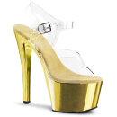 Pleaser SKY-308 - Gold Chrome