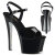 Pleaser SKY-309CRS - Black/Silver