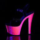 Pleaser SKY-309UVLG - Black/Neon Pink