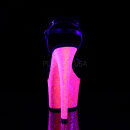 Pleaser SKY-309UVLG - Black/Neon Pink