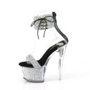 Pleaser SKY-327RSI - Silber/Schwarz