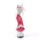 Pleaser SKY-327RSI - Silver / Hot Pink