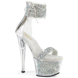 Pleaser SKY-327RSI - Silver / White