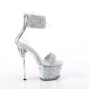 Pleaser SKY-327RSI - Silver / White