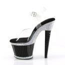 Pleaser SPECTATOR-708RS - Black/Silver