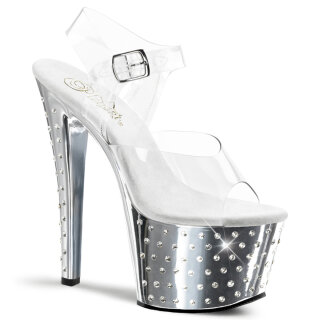 Pleaser STARDUST-708 - Silver