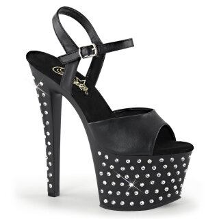 Pleaser STARDUST-709 - Matte Black