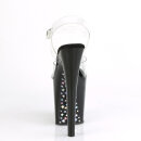 Pleaser XTREME-808CHS - Black/Silver