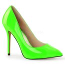 Pleaser AMUSE-20 - Patent Neon Green