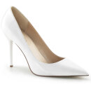 Pleaser CLASSIQUE-20 - Patent White