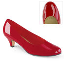 Pleaser Pink Label FEFE-01 - Patent Red