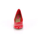 Pleaser Pink Label FEFE-01 - Patent Red