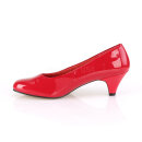 Pleaser Pink Label FEFE-01 - Patent Red